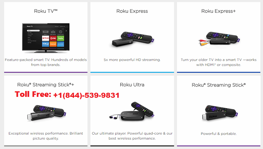 Support for different roku products