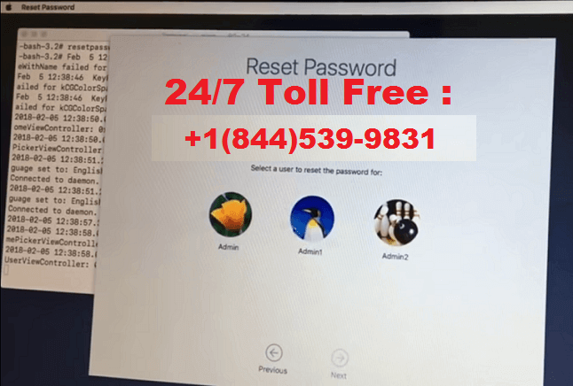 Reset admin password in macOS Sierra and above