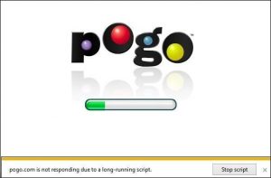 Pogo Game Crashing With No Error Messages